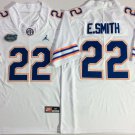 men's & youth Activewear Football Uniform #22 Emmitt Smith Jerseys White FL Gators College Shirt