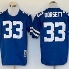 men's & youth Activewear Football Uniform #33 Tony Dorsett Jerseys M&N Vintage Blue Throwback Shirt