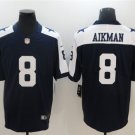men's & kids Activewear Football Uniform #8 Troy Aikman Jerseys Thanksgiving Navy Limited Shirt