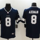 men's & kids Activewear Football Uniform #8 Troy Aikman Jerseys Navy Player Game Limited Shirt