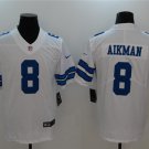 men's & kids Activewear Football Uniform #8 Troy Aikman Jerseys White Player Game Limited Shirt