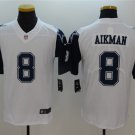 men's & kids Activewear Football Uniform #8 Troy Aikman Jerseys White Alternate Limited Shirt