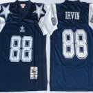 men's & youth Activewear Football Uniform #88 Michael Irving Jerseys Vintage Navy Throwback Shirt