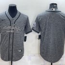 men's Activewear Football Uniform Dallas Cowboys Blank Jerseys Grey Gridiron Baseball Cool Shirt
