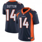 men's & kids Activewear Football Uniform #14 Courtland Sutton Jerseys Navy Player Game Limited Shirt