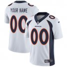 men's & kids Football Denver Broncos Uniform #00 Custom name number Jerseys White Limited Shirt