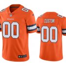 men's & kids Football Denver Broncos Uniform #00 Custom name number Jerseys Orange Alternate Shirt