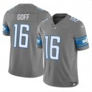 men's & kids Activewear Football Uniform #16 Jared Goff Jerseys 2024 Silver F.U.S.E. Limited Shirt