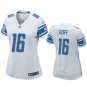 women's Activewear Football Uniform #16 Jared Goff Jerseys White Player Game Limited Lady Shirt