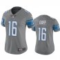 women's Activewear Football Uniform #16 Jared Goff Jerseys Silver Player Game Limited Lady Shirt