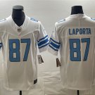 men's & kids Activewear Football Uniform #87 Sam LaPorta Jerseys 2024 White F.U.S.E. Limited Shirt