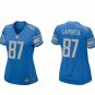women's Activewear Football Uniform #87 Sam LaPorta Jerseys Blue Player Game Limited Lady Shirt