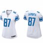 women's Activewear Football Uniform #87 Sam LaPorta Jerseys White Player Game Limited Lady Shirt