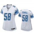 women's Activewear Football Uniform #58 Penei Sewell Jerseys White Player Game Limited Lady Shirt