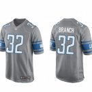 men's & kids Activewear Football Uniform #32 Brian Branch Jerseys Silver Player Game Limited Shirt