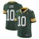 men's & kids Activewear Football Uniform #10 Jordan Love Jerseys Green John Madden Patch Shirt