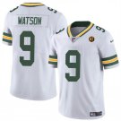men's & kids Activewear Football Uniform #9 Christian Watson Jerseys White John Madden Patch Shirt