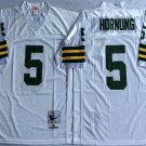 men's & youth Activewear Football Uniform #5 Paul Hornung Jerseys M&N Vintage White Throwback Shirt