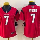 women's Activewear Football Texans Uniform #7 C.J. Stroud Jerseys Red 2023 Draft Limited lady Shirt