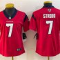 women's Activewear Football Texans Uniform #7 C.J. Stroud Jerseys Red 2023 Draft Limited lady Shirt