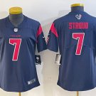 women's Activewear Football Texans Uniform #7 C.J. Stroud Jerseys Navy Alternate Limited lady Shirt