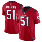 men's & kids Activewear Football Uniform #51 Will Anderson Jr. Jerseys Red 2023 Draft Limited Shirt