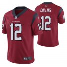 men's & kids Activewear Football Uniform #12 Nico Collins Jerseys Red Player Game Limited Shirt