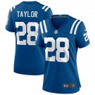 women's Activewear Football Uniform #28 Jonathan Taylor Jerseys Royal Player Game Limited lady Shirt