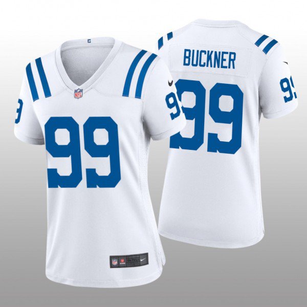 women's Activewear Football Uniform #99 DeForest Buckner Jerseys White Player Limited lady Shirt