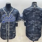 men's Activewear Football Uniform Indianapolis Colts Blank Jerseys Gray Camo Baseball CoolBase Shirt