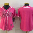 women's Activewear Football Uniform Indianapolis Colts Blank Jerseys Pink Baseball Cool Lady Shirt