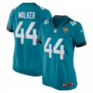 women's Activewear Football Uniform #44 Travon Walker Jerseys Teal Player Game Limited lady Shirt