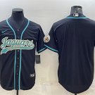 men's Activewear Football Uniform Jacksonville Jaguars Blank Jerseys Black Baseball CoolBase Shirt