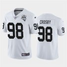 men's & kids Activewear Football Uniform #98 Maxx Crosby Jerseys White 2020 Inaugural Season Shirt