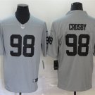 men's Activewear Football Raiders Uniform #98 Maxx Crosby Jerseys Gray Inverted Limited Shirt