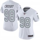 women's Activewear Football Uniform #98 Maxx Crosby Jerseys White Alternate Limited lady Shirt