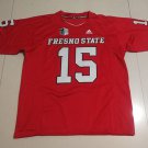 men's & youth Activewear Football Uniform #15 Davante Adams Jerseys Red Fresno Bulldogs Shirt