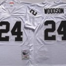 men's & youth Activewear Football Uniform #24 Charles Woodson Jerseys Vintage White Throwback Shirt