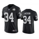 men's & kids Football Uniform #34 Bo Jackson Jerseys Black 100th Season 60 Patch Limited Shirt