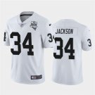 men's & kids Activewear Football Uniform #34 Bo Jackson Jerseys White 2020 Inaugural Patch Shirt