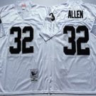 men's & youth Activewear Football Uniform #32 Marcus Allen Jerseys M&N Vintage White Throwback Shirt