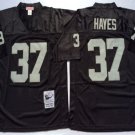men's & youth Activewear Football Uniform #37 Lester Hayes Jerseys M&N Vintage Black Throwback Shirt