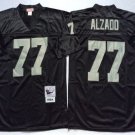 men's & youth Activewear Football Uniform #77 Lyle Alzado Jerseys M&N Vintage Black Throwback Shirt