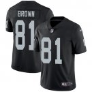 men's & kids Activewear Football Uniform #81 Tim Brown Jerseys Black Retired Player Limited Shirt
