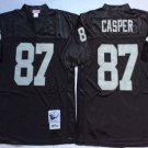 men's & youth Activewear Football Uniform #87 Dave Casper Jerseys M&N Vintage Black Throwback Shirt