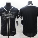 men's Activewear Football Uniform Las Vegas Raiders Blank Jerseys Black Baseball FlexBase Shirt