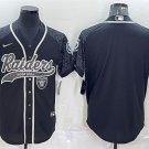 men's Activewear Football Uniform Las Vegas Raiders Blank Jerseys Black RFLCTV Baseball Cool Shirt