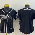 women's Activewear Football Uniform Las Vegas Raiders Blank Jerseys Black Baseball Cool lady Shirt