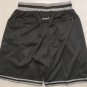 men's Los Angeles Raiders Black Just Don Pocket Zipper Football Shorts