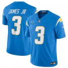men's & kids Activewear Football Uniform 3 Derwin James Jr. Jerseys 2024 Blue F.U.S.E. C Patch Shirt